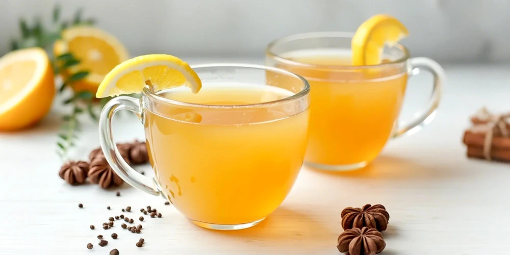 Rezept: Kurkuma-Zitronen-Tee mit Ingwer